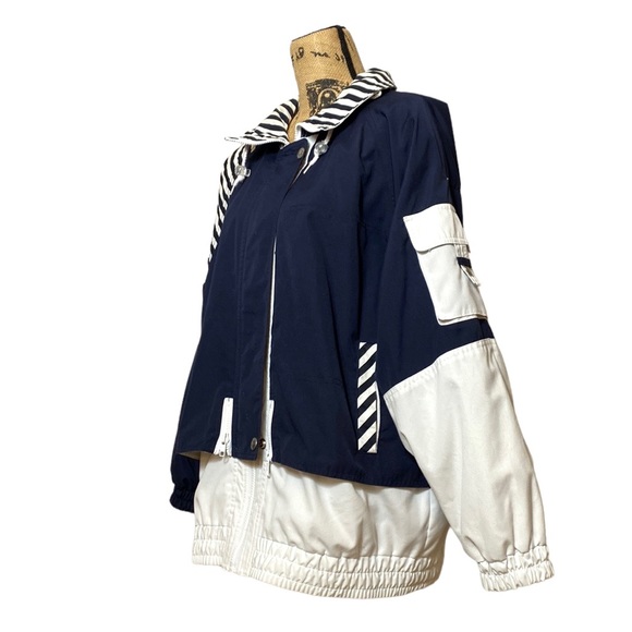 Vintage Retro Casual Hooded Jacket L - Picture 3 of 14